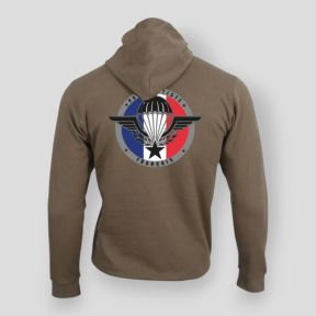 Sweat-shirt Parachutiste France Moka - Summit Outdoor Lifestyle