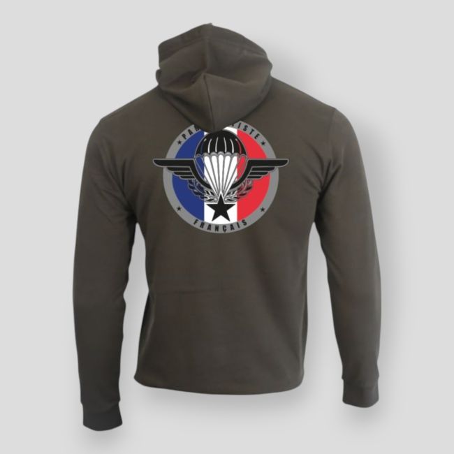 Sweat-shirt Parachutiste France Kaki - Summit Outdoor Lifestyle