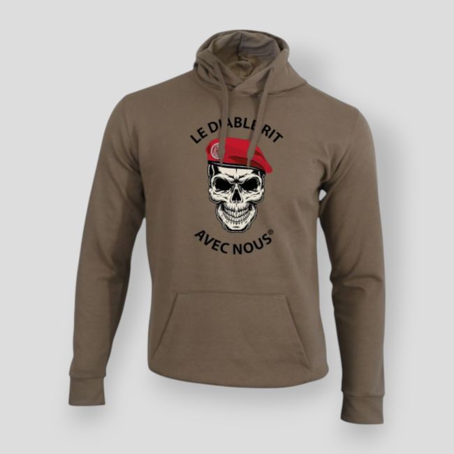 Sweatshirt LE DIABLE RIT Metro Mokka - Summit Outdoor Lifestyle