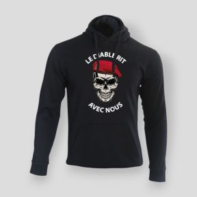 Sweater DE DUIVEL LACHT Colo Zwart - Summit Outdoor Lifestyle