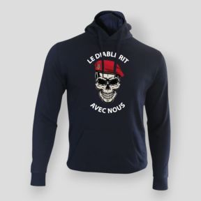 Sudadera EL DIABLO RÍE Color Marino - Summit Outdoor Lifestyle