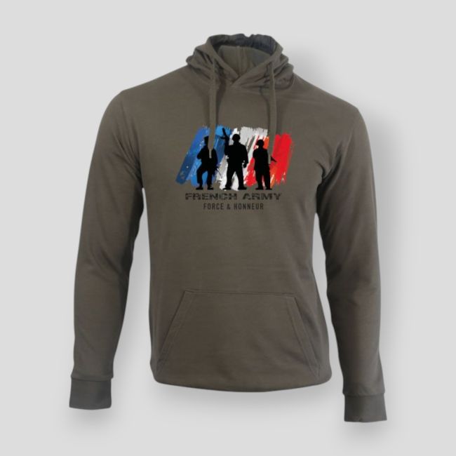 Felpa French Army F&H Kaki - Summit Outdoor Lifestyle