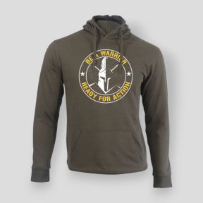 Felpa Be a warrior Kaki - Summit Outdoor Lifestyle