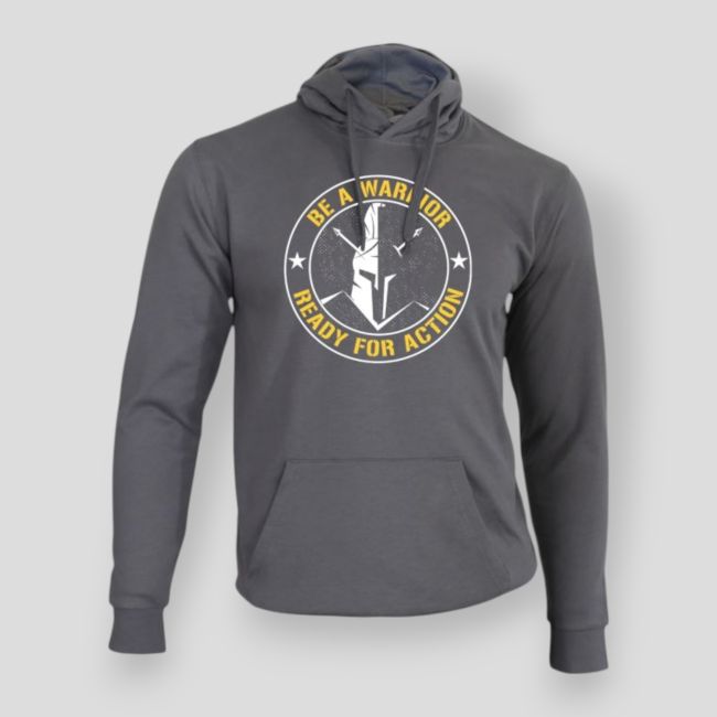 Sweat-shirt Be a warrior Gris - Summit Outdoor Lifestyle