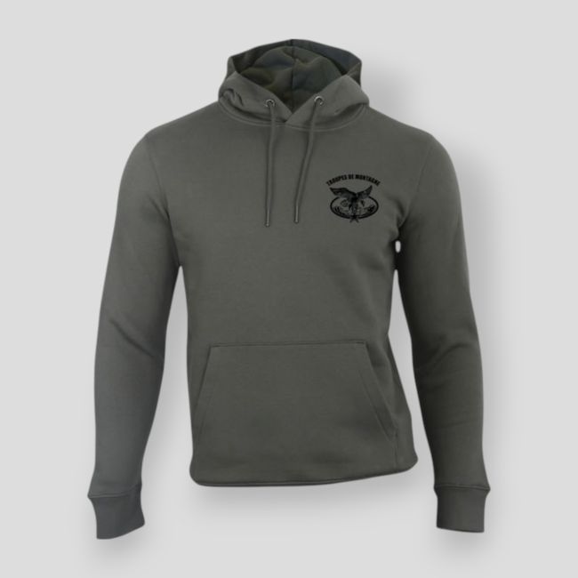 Sudadera 350g Tropas de Montaña Orgánica Kaki - Summit Outdoor Lifestyle