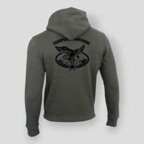 Sudadera 350g Tropas de Montaña Orgánica Kaki - Summit Outdoor Lifestyle