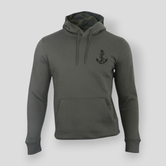 Sudadera 350g Tropas de Marina Francia Orgánica Caqui - Summit Outdoor Lifestyle