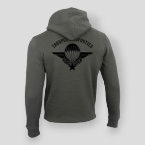 Sudadera 350g Tropas Aerotransportadas Organic Caqui - Summit Outdoor Lifestyle