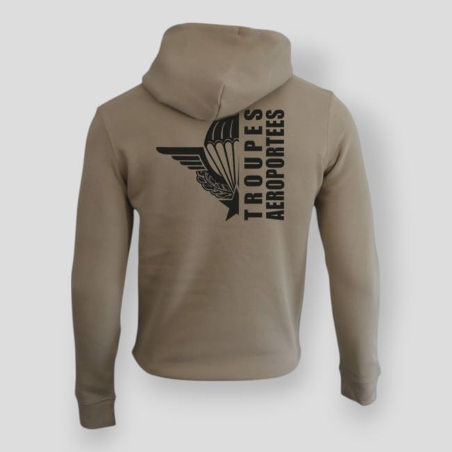 Sweat-shirt 350g Troupes aéroportées Design Wet Sand - Summit Outdoor Lifestyle