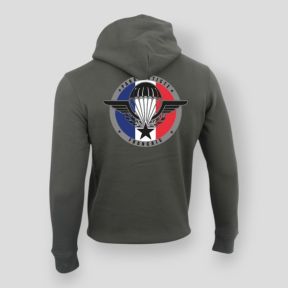 Camisola 350g Paraquedista França Organic Caqui - Summit Outdoor Lifestyle