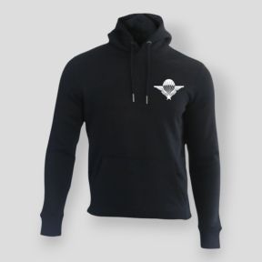 Sweatshirt 350g Parachutist Frankrijk Zwart - Summit Outdoor Lifestyle