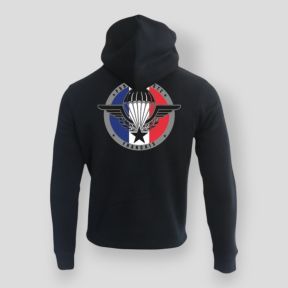 Sweatshirt 350g Fallschirmjäger Frankreich Schwarz - Summit Outdoor Lifestyle