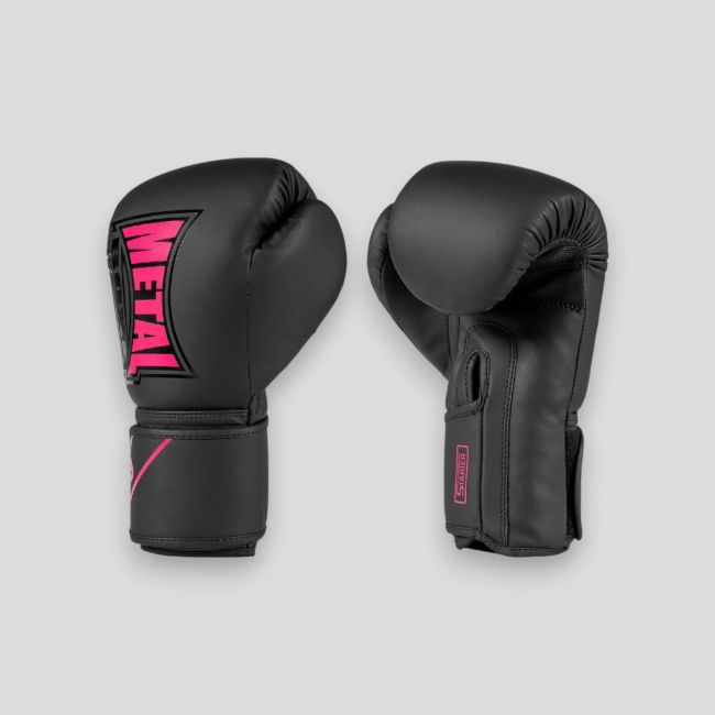 GUANTE DE ENTRENAMIENTO STARTER NEGRO/ROSA - METAL BOXE