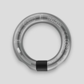 Anillo multidireccional abrible Ring Open - Gris Antracita - Petzl
