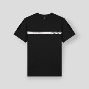 Tee Shirt 210g inscriptions et bande Sécurité Privée Noir - Safetek by GK