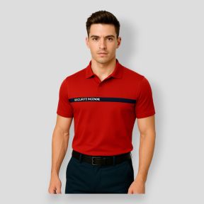 Polo Vermelho Segurança Contra Incêndios - Patrol Equipement