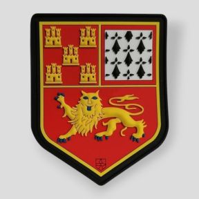Emblemat PVC na rzep Żandarmeria Departamentalna Nouvelle-Aquitaine - Wysoka widoczność
