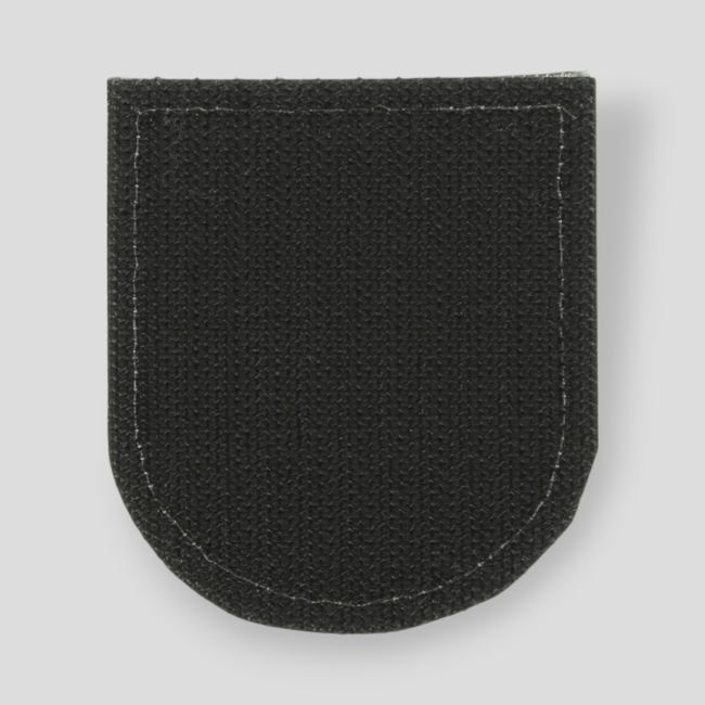 Patch in tessuto con velcro Francia con contorno verde - Bassa visibilità Verde