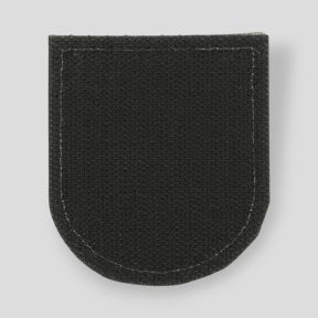 Patch in tessuto con velcro Francia con contorno verde - Bassa visibilità Verde