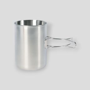 Kubek gradowany ze składaną rączką 850ml stal nierdzewna - Tatonka
