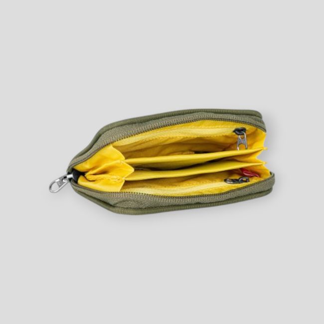 Portemonnee met RFID-blocker 19x9x2cm olijfgroen - Tatonka