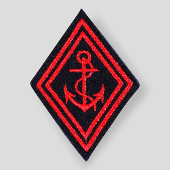 Embleem ruit Marine Troepen rood - Ares