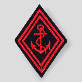 Emblema losango Tropas da Marinha vermelho - Ares
