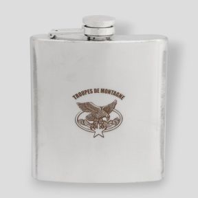Flasque inox 200ml Troupes de Montagne - Ares