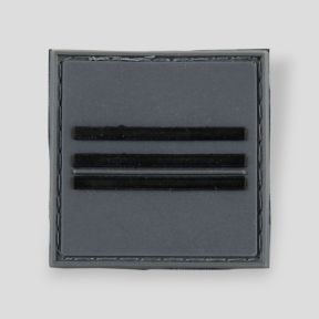 PVC-Rangabzeichen der Stadtpolizei mit niedriger Sichtbarkeit - Hauptbrigadier