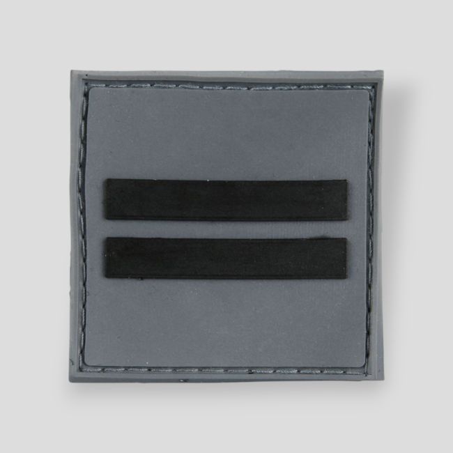 Distintivo de Polícia Municipal de baixa visibilidade em PVC - Chefe de Serviço de Classe Superior