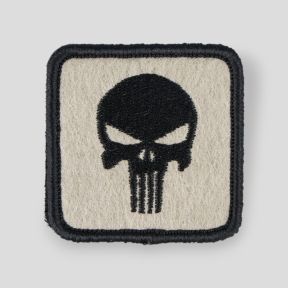GEBORDUURDE SCHEDEL PATCH - Ares