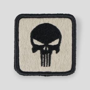 GEBORDUURDE SCHEDEL PATCH - Ares