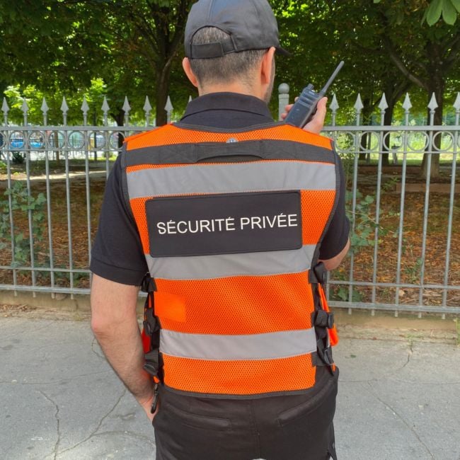Gilet Thor Mesh Sécurité Privée - Orange - VVS