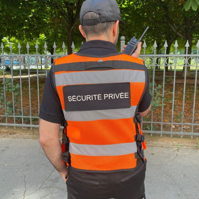 Gilet Thor Mesh Sicurezza Privata - Arancione - VVS