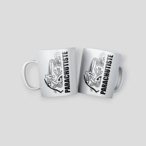 Mug Parachutiste Colo Design - Blanc - Summit Outdoor Lifestyle