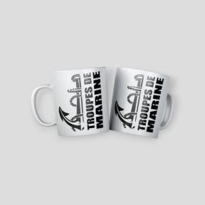 Mug Troupes de Marine Design - Blanc - Summit Outdoor Lifestyle