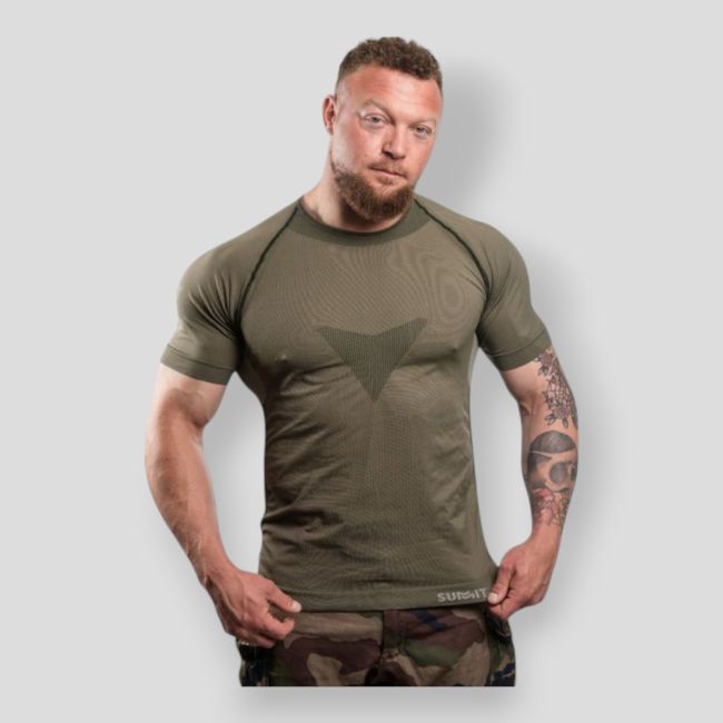 T-shirt FLIGHT Active Line (10°C e +) - Ranger Green - Summit Outdoor