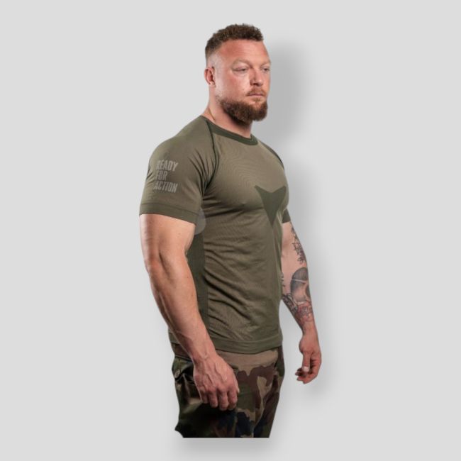 T-shirt FLIGHT Active Line (10°C en +) - Ranger Green - Summit Outdoor