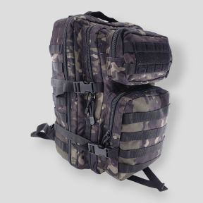 Mochila SWAT Premium camo preto - Patrol Equipement
