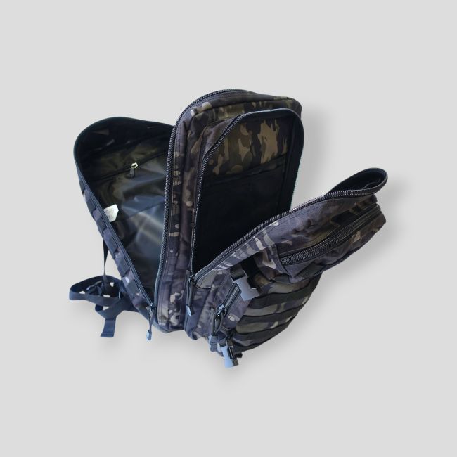 Zaino SWAT Premium camo nero - Patrol Equipement