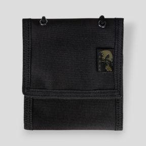 Cartera de 3 pliegues con cordón Negro - Ares