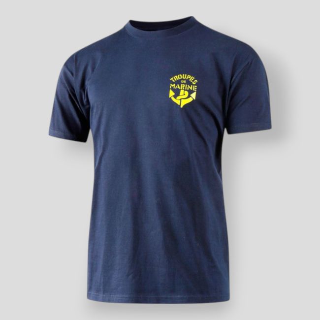Bawełniany t-shirt Wojska Morskie - Ares