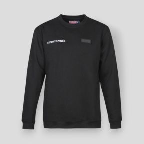 Camisola com janela para número de identificação bordado Segurança Privada - Preto - CityGuard