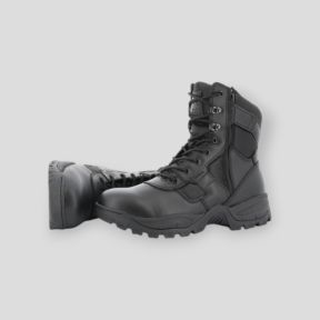 Scarpe d'intervento 2 zip pelle/nylon - Nero - GK