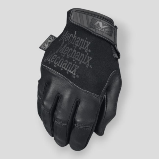 Gants de palpation en cuir Recon - Noir - Mechanix