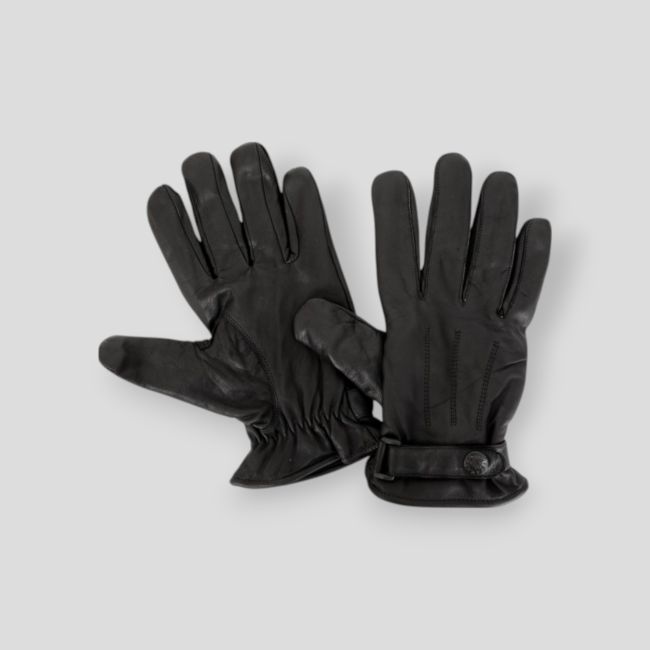 Gants de palpation en cuir - Noir - CityGuard