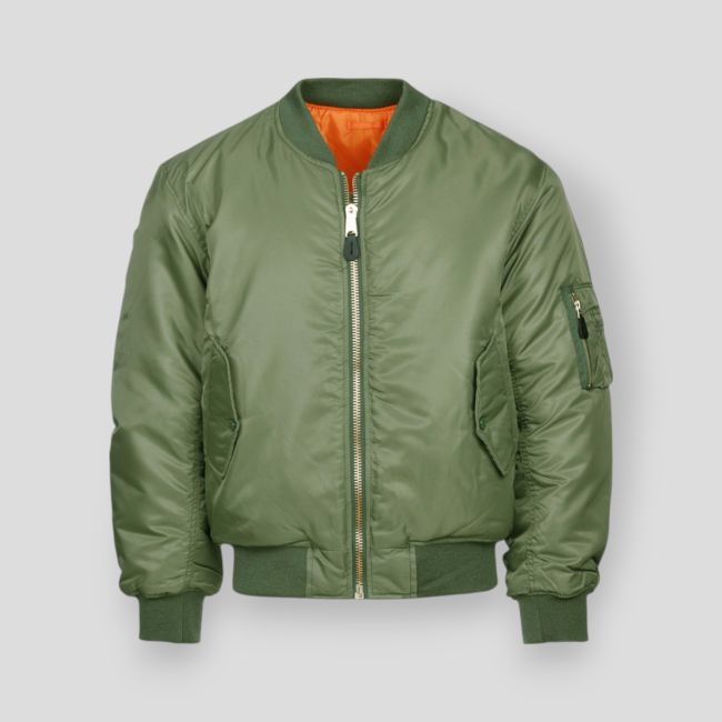 Chaqueta bomber aviación MA-1 Verde - Fostex Garments