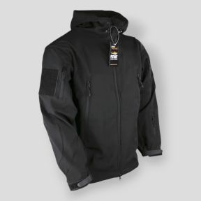 Patriot Softshell Jacket - Black - Kombat Tactical