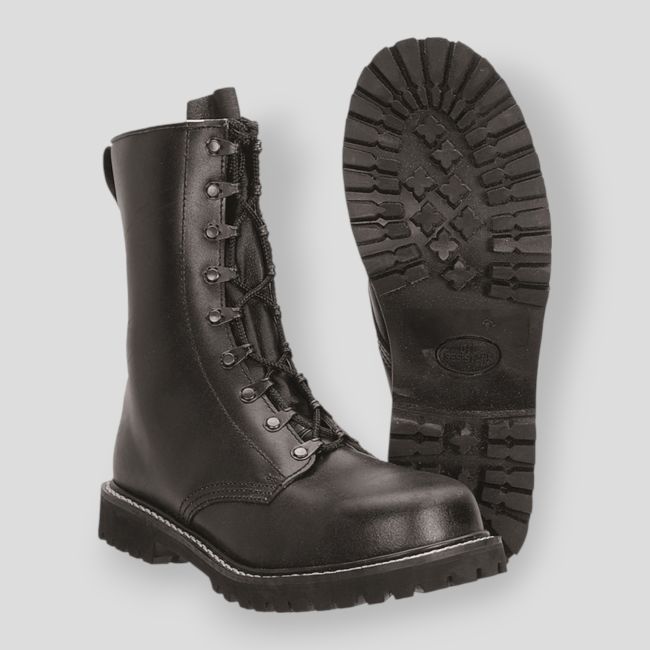 Botas de Cuero para Paracaidistas con Puntera - Miltec