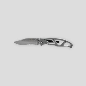 Coltello Pieghevole seghettato Paraframe I Grigio - Gerber